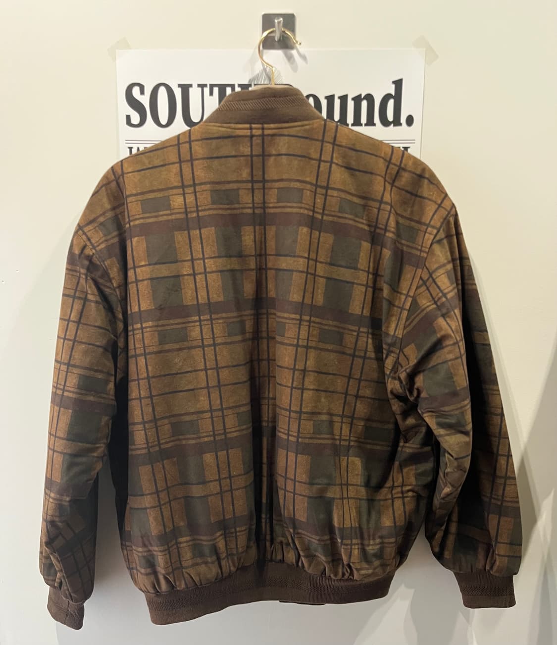 빈티지 체크 자켓 상품이미지4