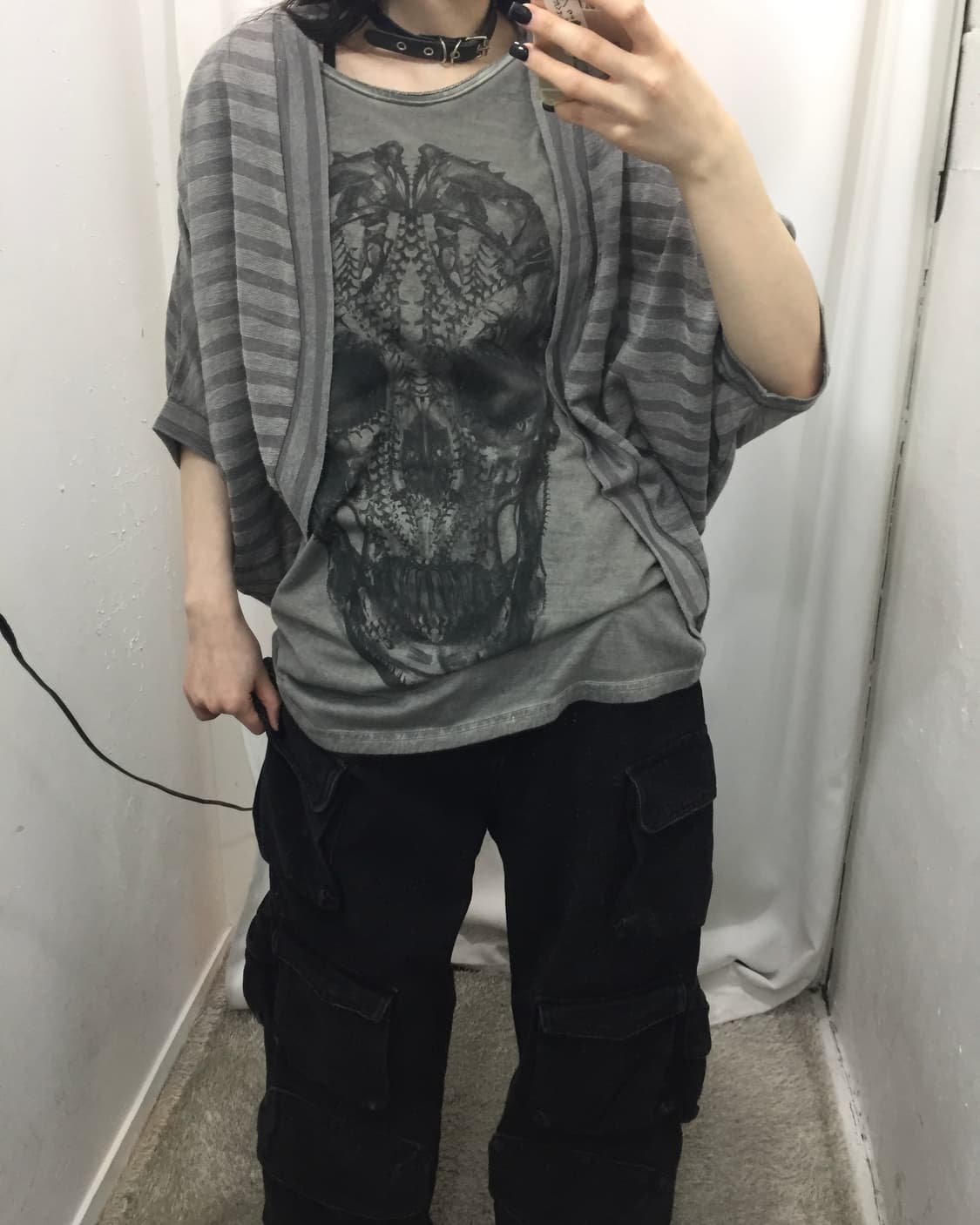 스컬 프린팅 코디 🕶️ 상품이미지2