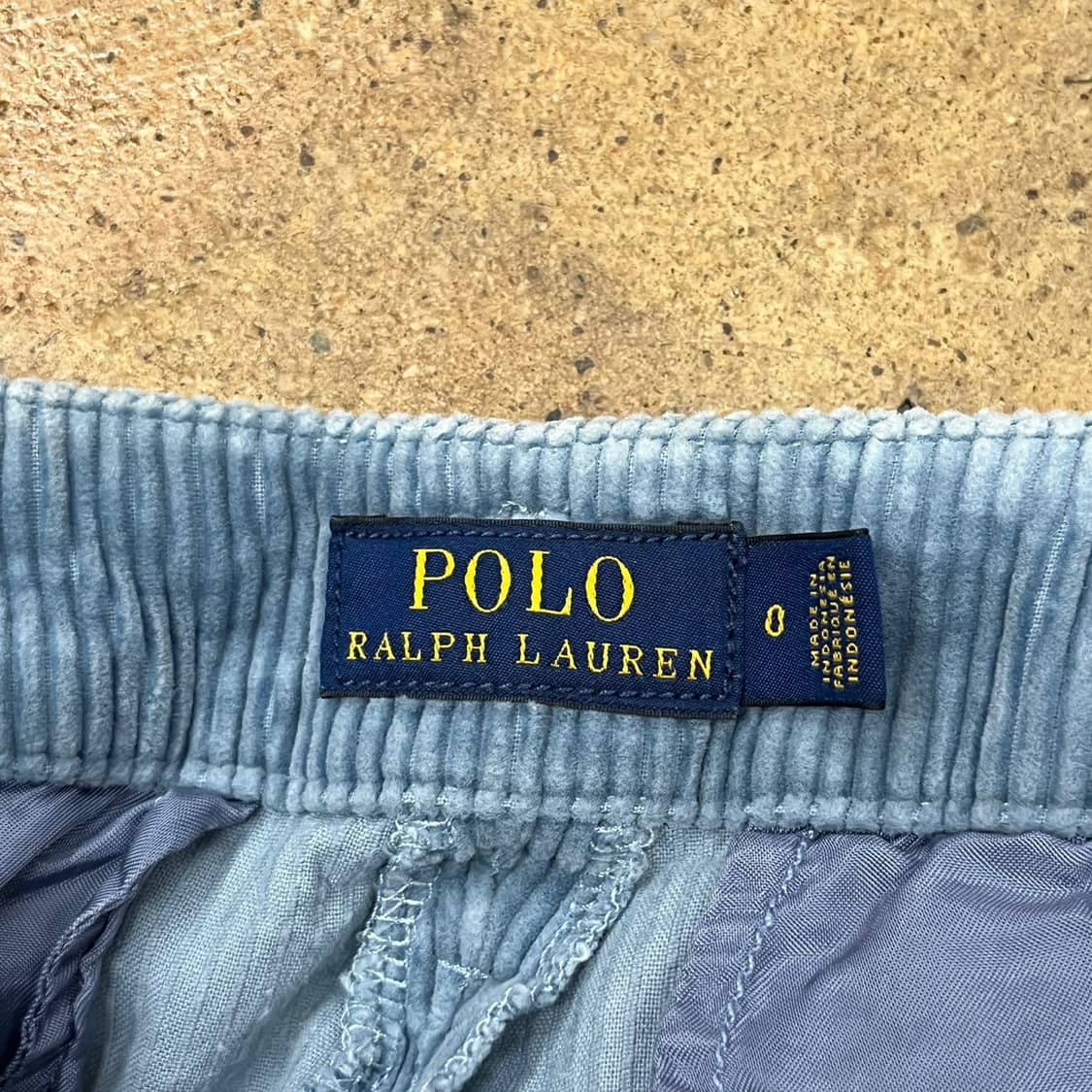 [정품/0] 폴로 랄프로렌 코듀로이 바지 블루 b8 상품이미지4
