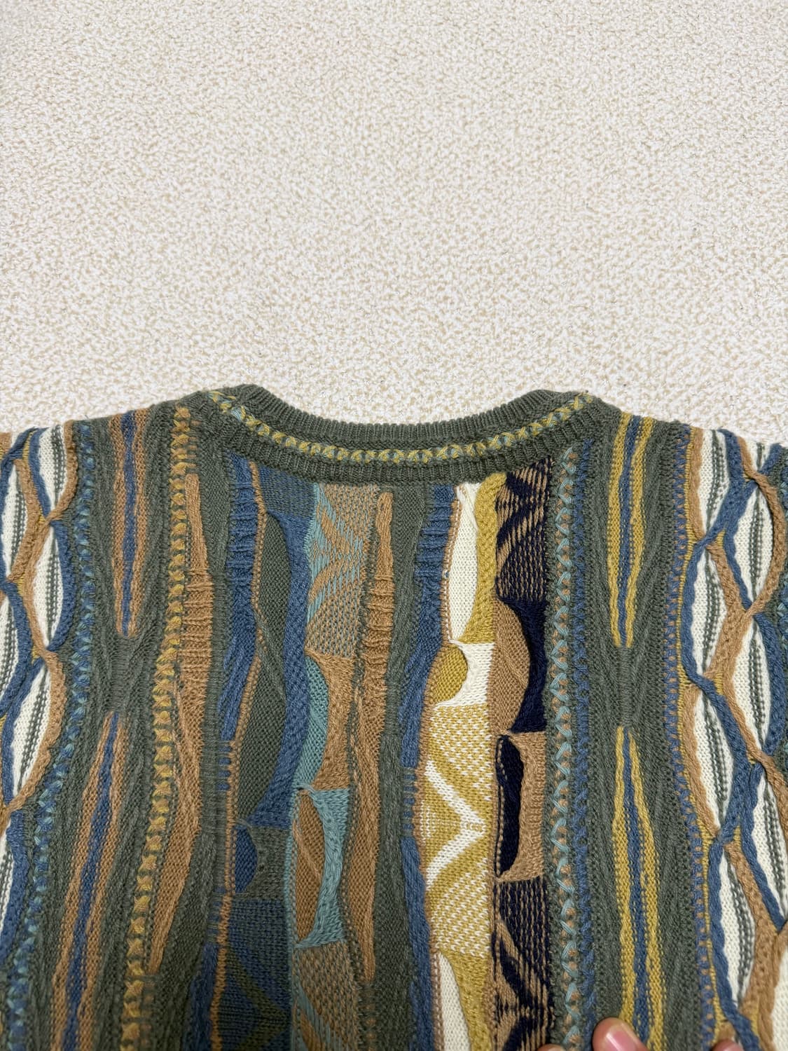 쿠지 3D 케이블 니트 상품이미지4