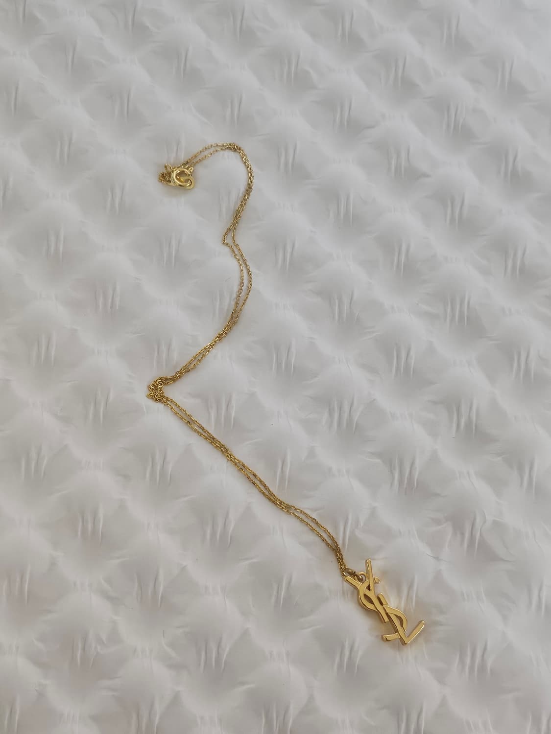 925실버 ysl 생로랑 정품 빈티지 업사이클링 목걸이 상품이미지1