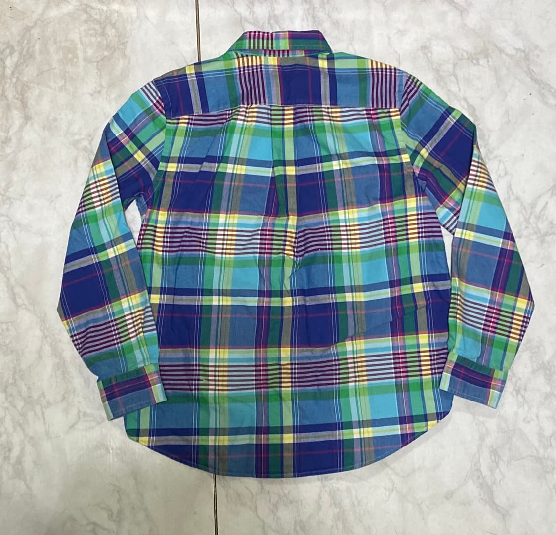 폴로 패치 체크 셔츠 사이즈 여성 100 상품이미지5