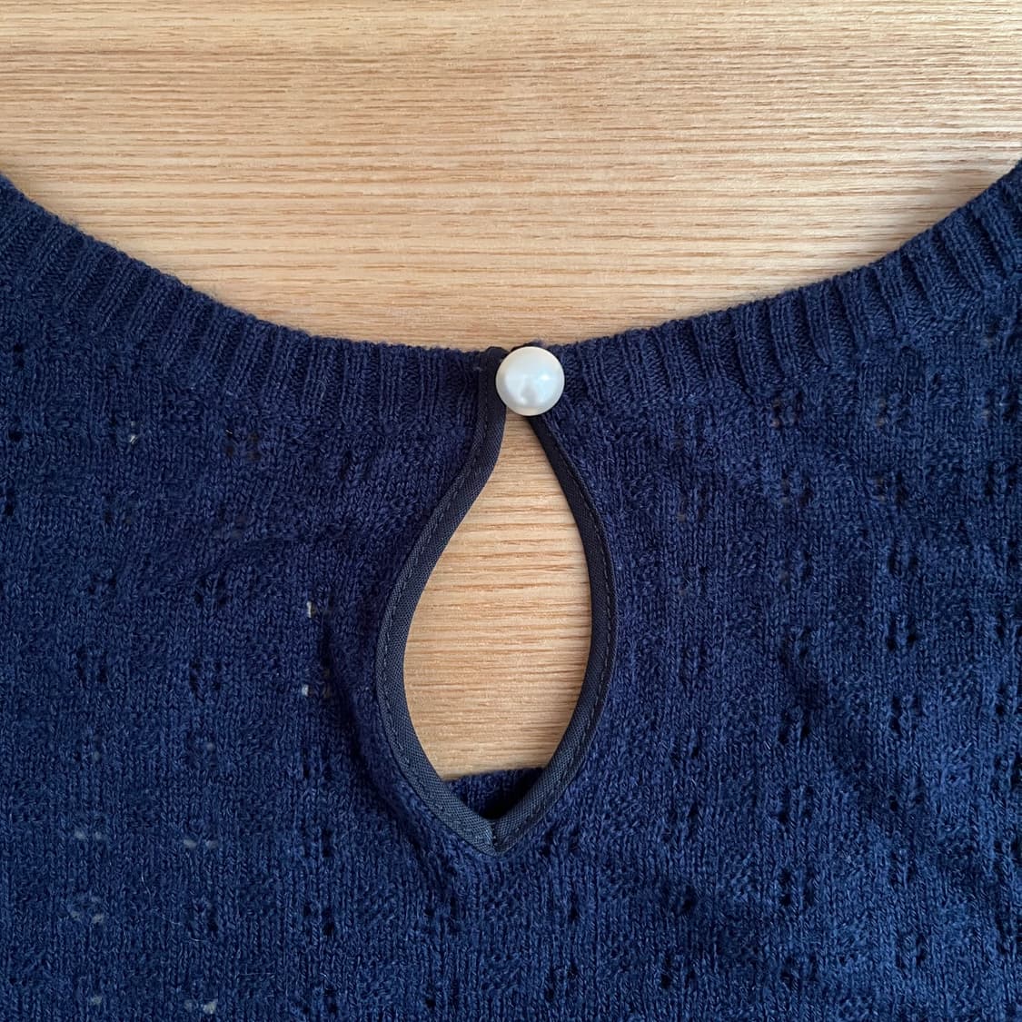 MUVEIL 뮤베르 뮤베일 은방울꽃 반팔 니트 블라우스 상품이미지6