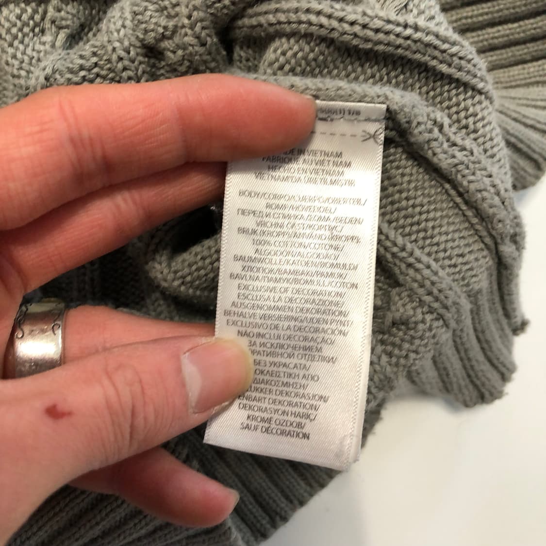 폴로 꽈배기 니트 상품이미지5