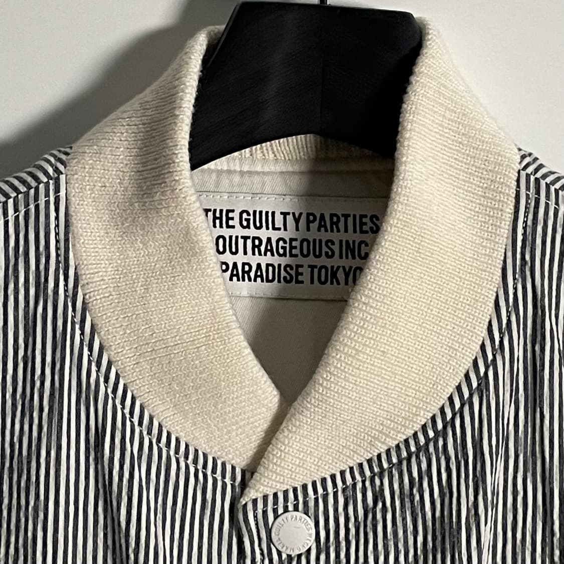 와코마리아 길티파티즈 스트라이프 블루종 자켓 (on.589)   상품이미지7