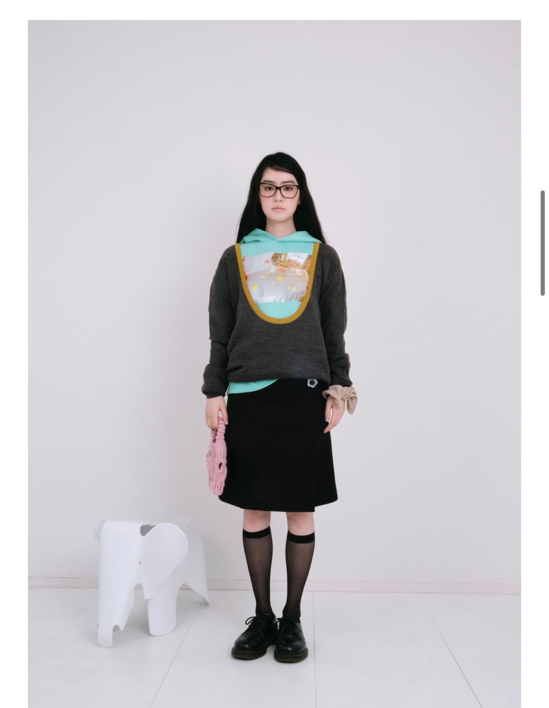 나비버스 Poulou Knit_Charcoal 상품이미지2