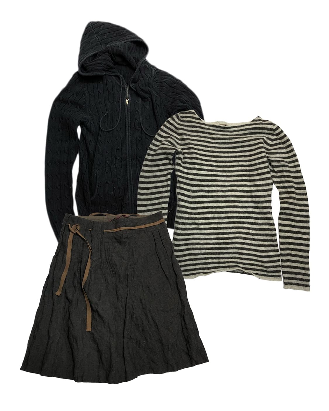 [직수입] 빈티지 fongi 미디 스커트 상품이미지4