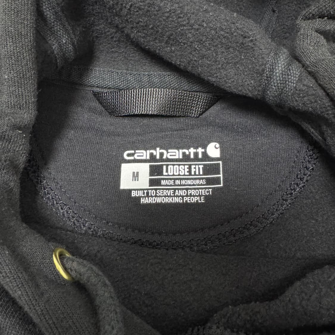 칼하트 K121 블랙 루즈핏 후드티 M 상품이미지3