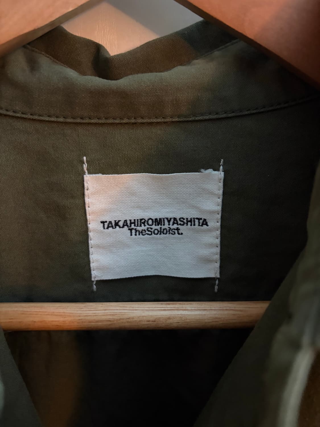 [46]타카히로미야시타더솔로이스트 25aw bdu shirt 올리브새상품 상품이미지4
