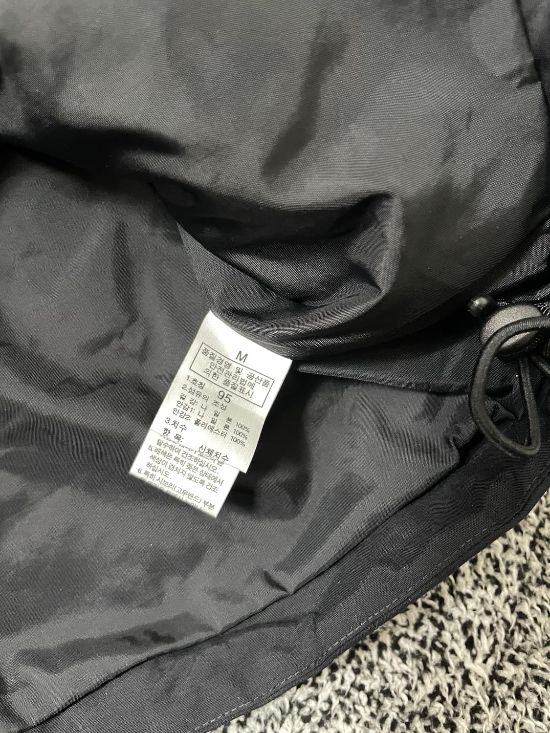 빈티지9. 노스페이스 하이벤트 바람막이 점퍼 윈드브레이커 블랙 상품이미지4