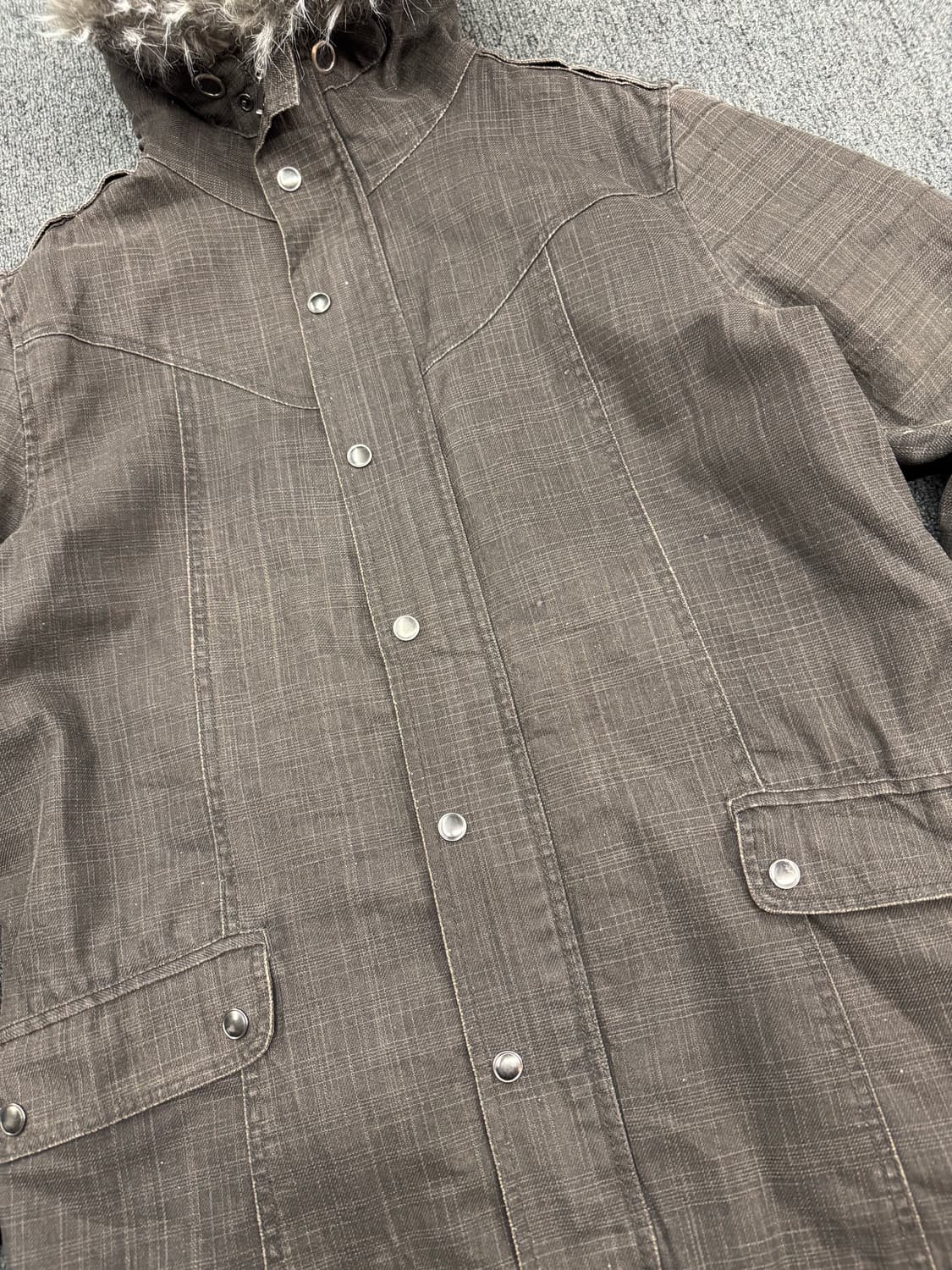 L)Japanese vintage 퍼 야상자켓 상품이미지3