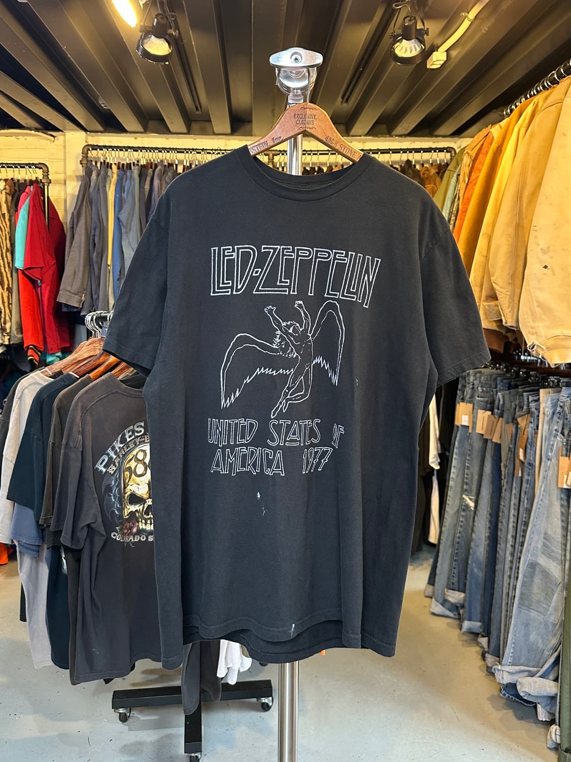 레드 제플린 락밴드 프린팅 티셔츠 상품이미지1