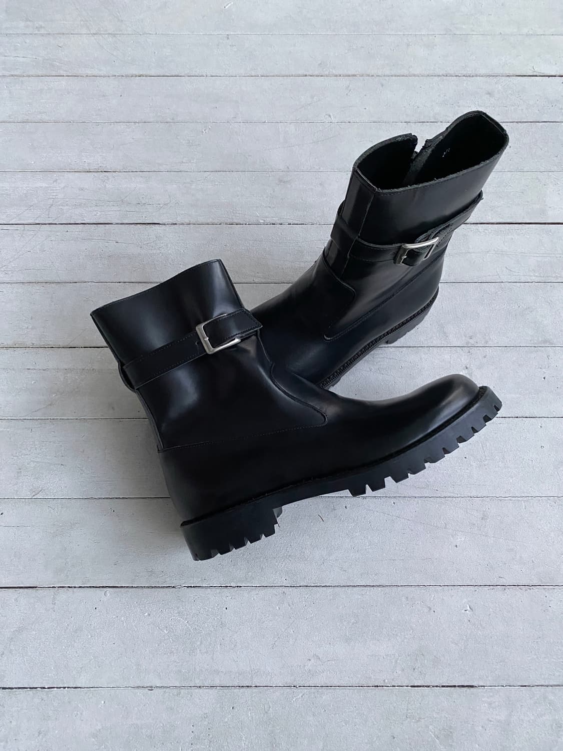 [Comme des garcos tricot] 버클 첼시 부츠 상품이미지5