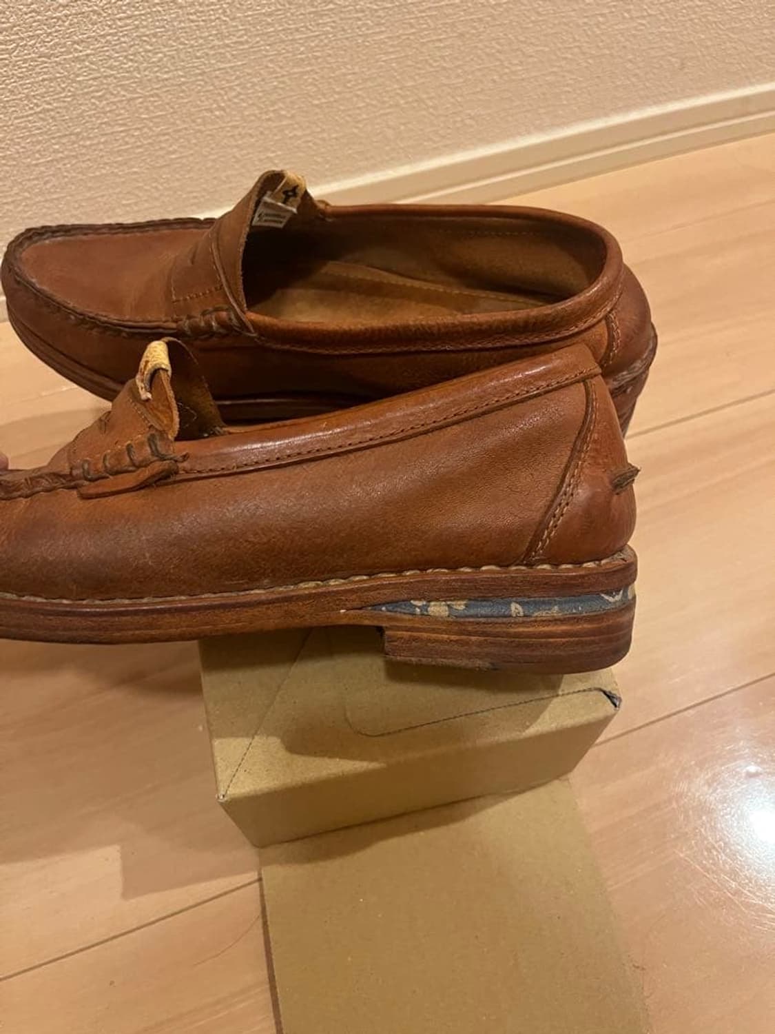비즈빔 visvim 브라운 로퍼 상품이미지1