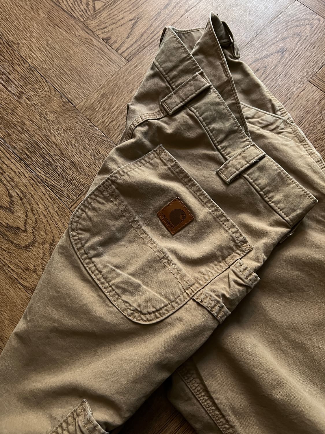 [32]칼하트 USA 베이지 싱글니 카펜터 워크 팬츠 상품이미지7