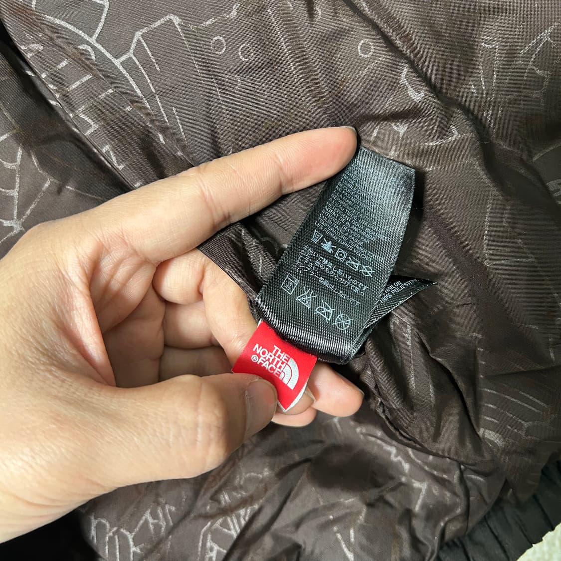 (M) 노스페이스 다크 초코 브라운 패딩  상품이미지9