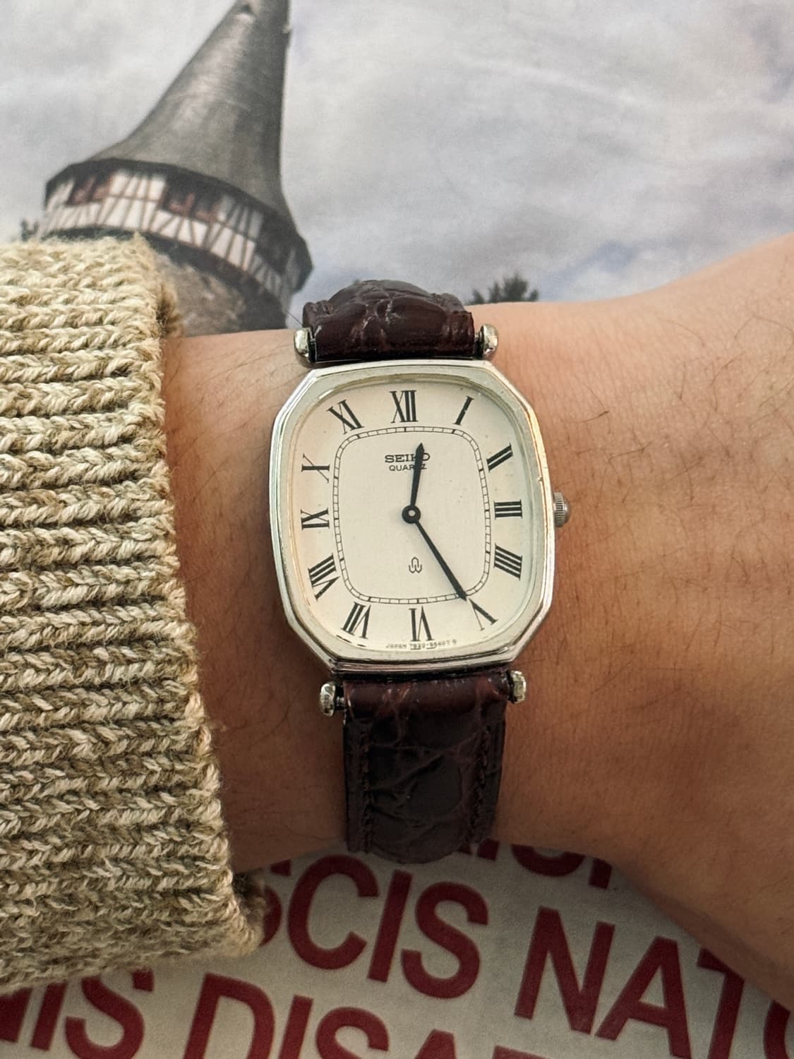 Seiko 세이코 로만 인덱스 스퀘어 쿼츠 상품이미지7