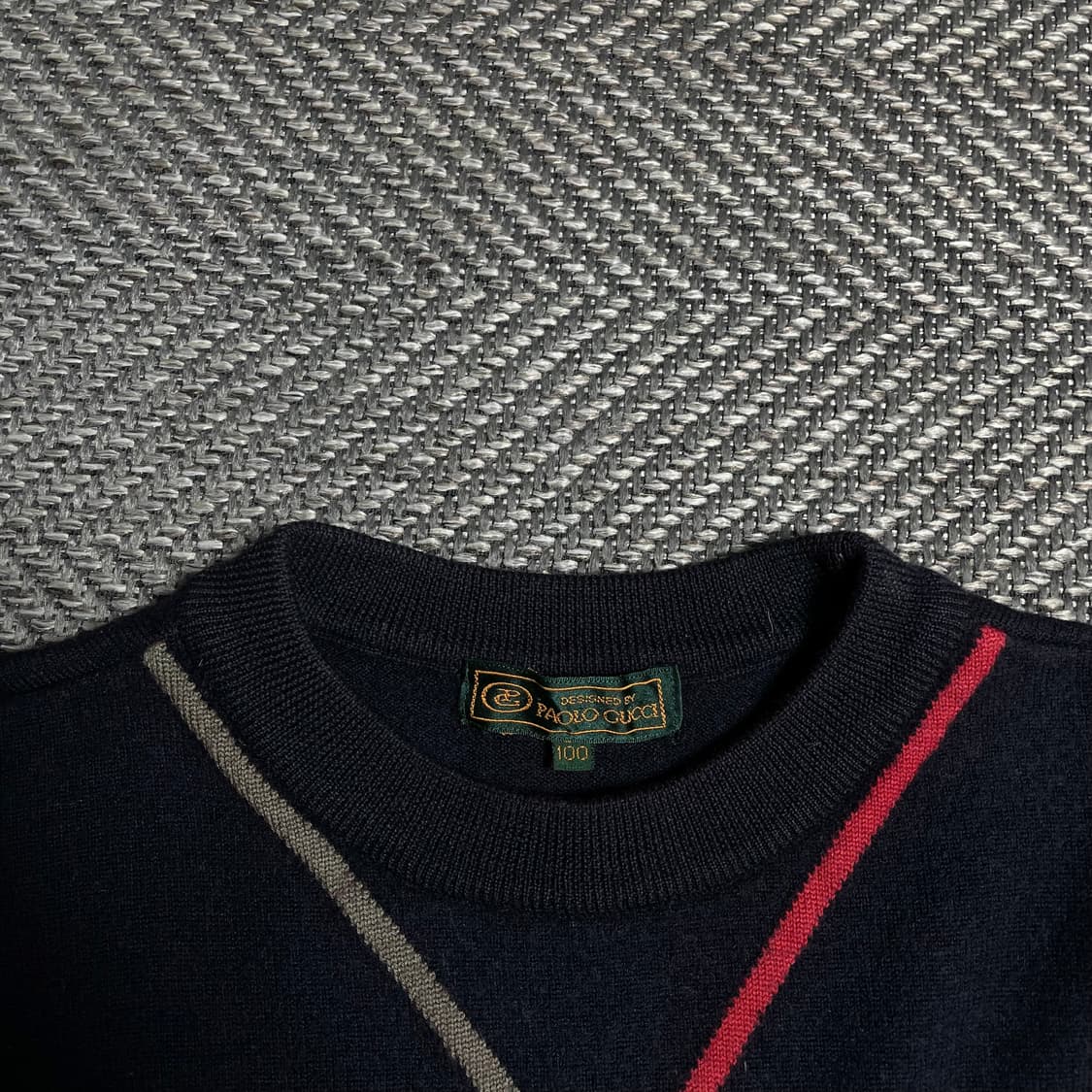 Paolo Gucci 아카이브 아가일 패턴 니트y 5198 상품이미지5