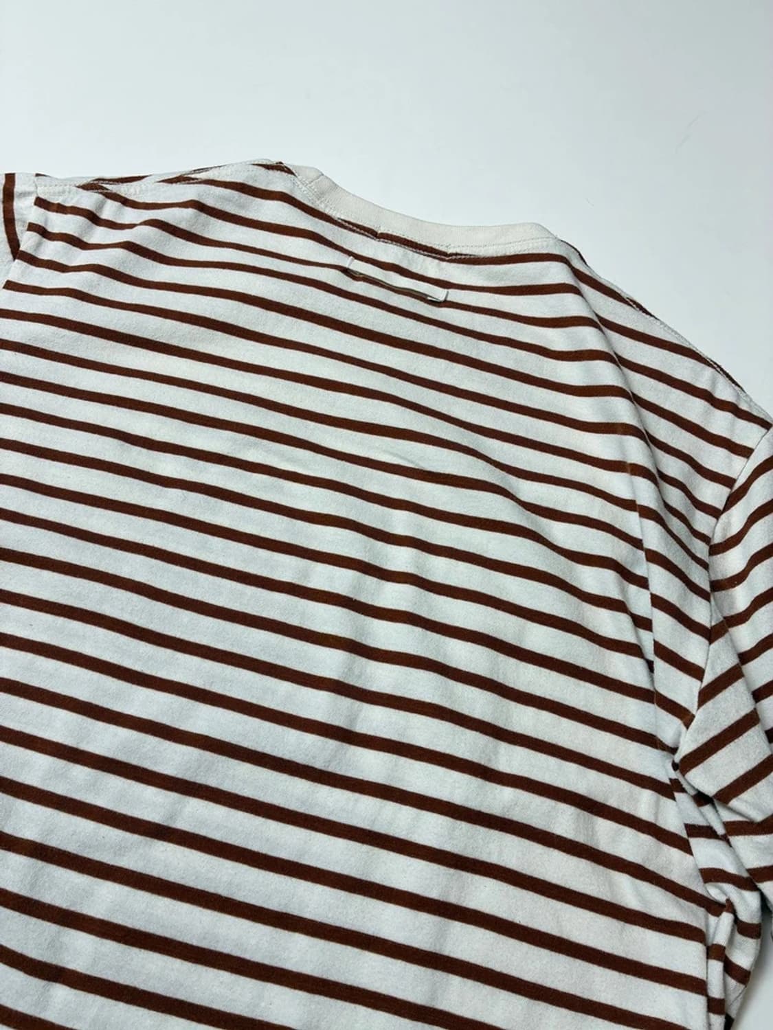 세터 SATUR 24ss 스트라이프 올데이 반팔 티셔츠 PN8594 상품이미지5
