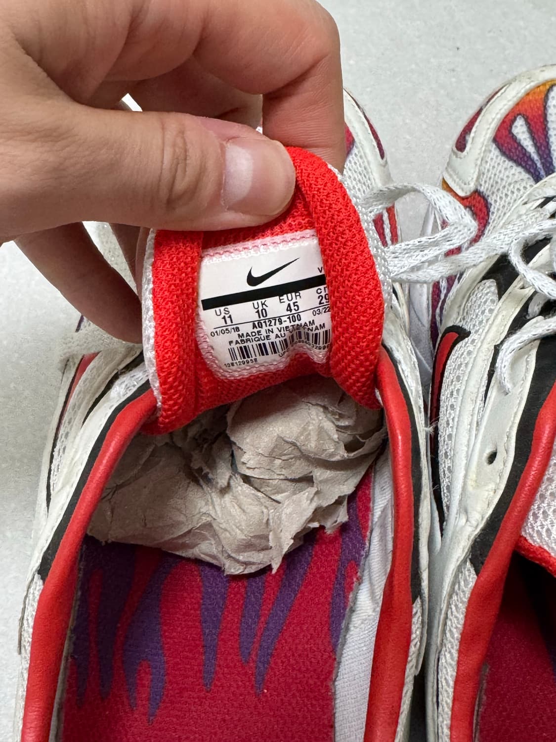 나이키 X 슈프림 줌 스트릭 스펙트럼 플러스 290 상품이미지5