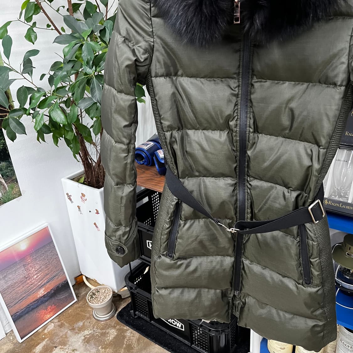 버버리 우먼 아비데일 패딩점퍼 Uk6 상품이미지3