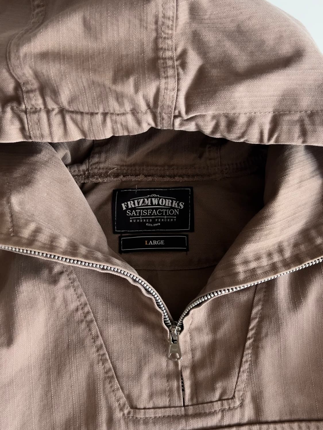 프리즘웍스 코튼 후드 아노락 L 상품이미지5