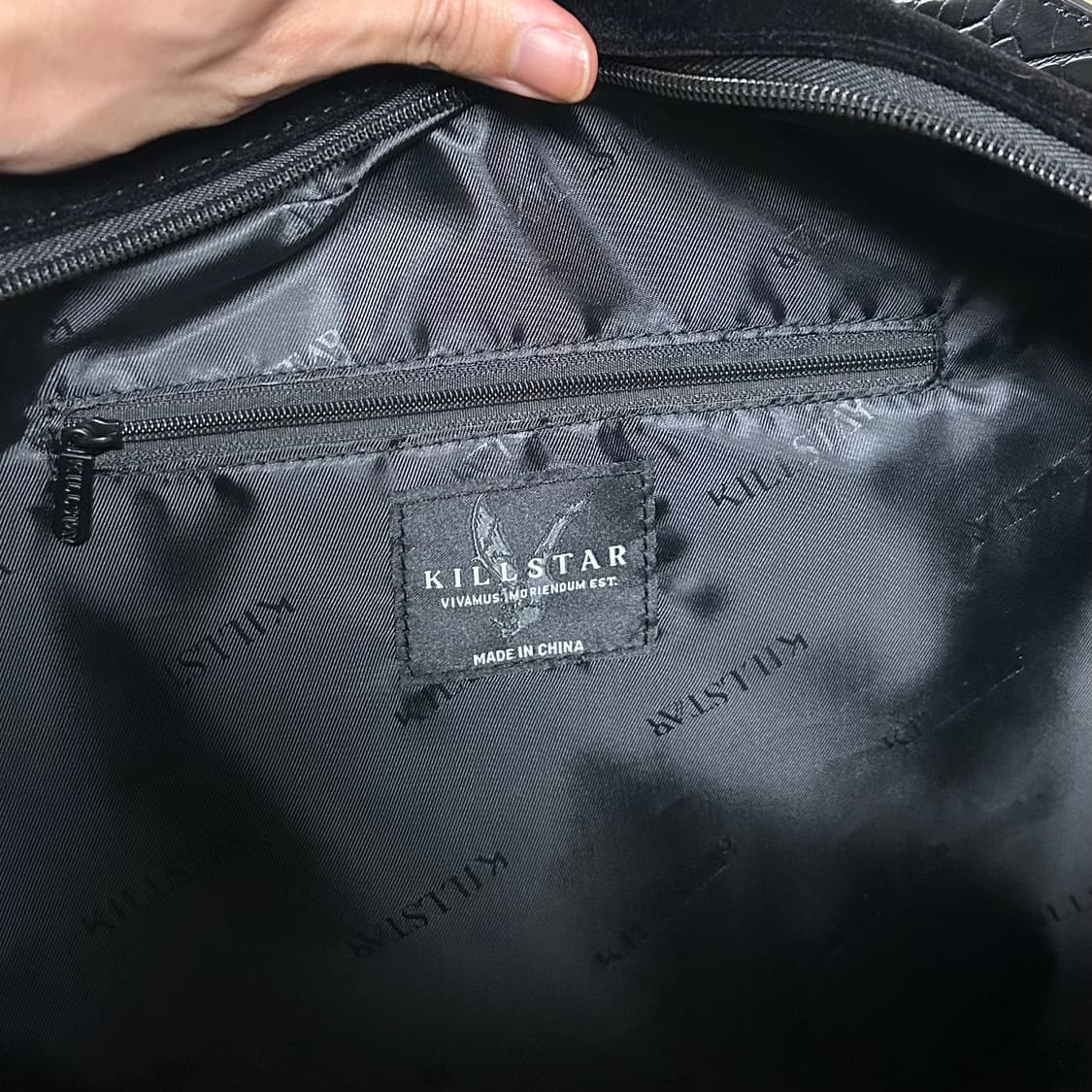 Killstar Coffin 킬스타 커핀 관 십자가 대형 가방 고스 펑크 상품이미지5