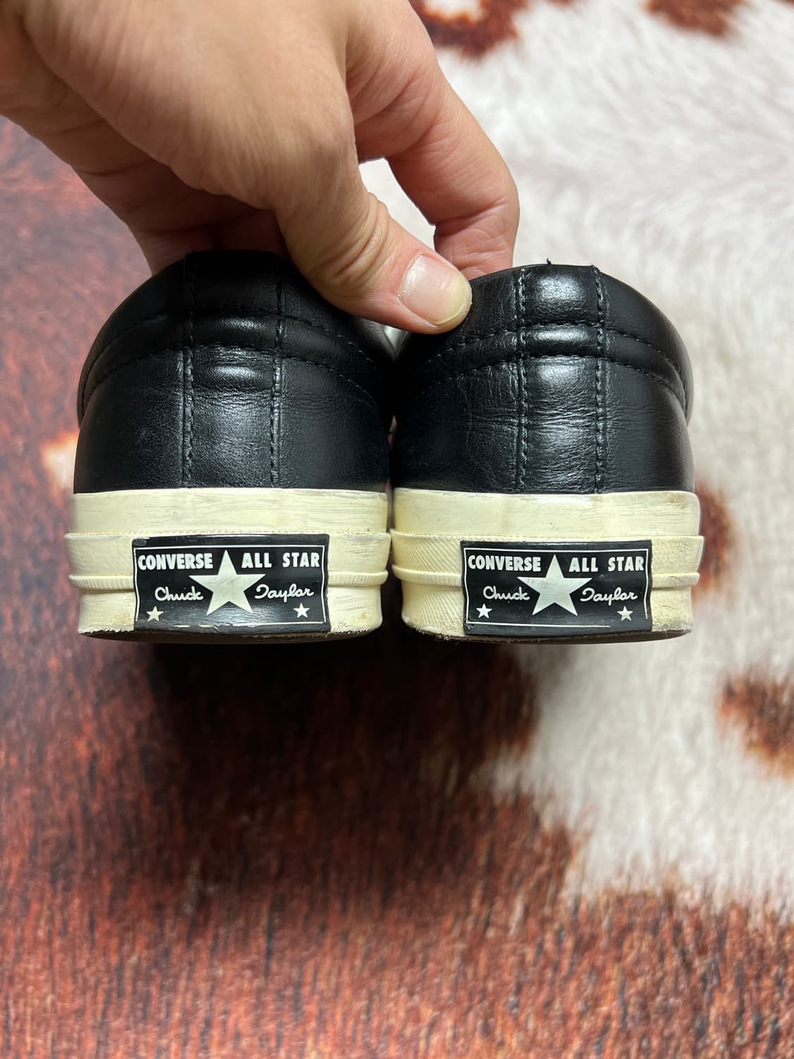 [280] Converse 컨버스 원스타 레더 블랙 상품이미지5