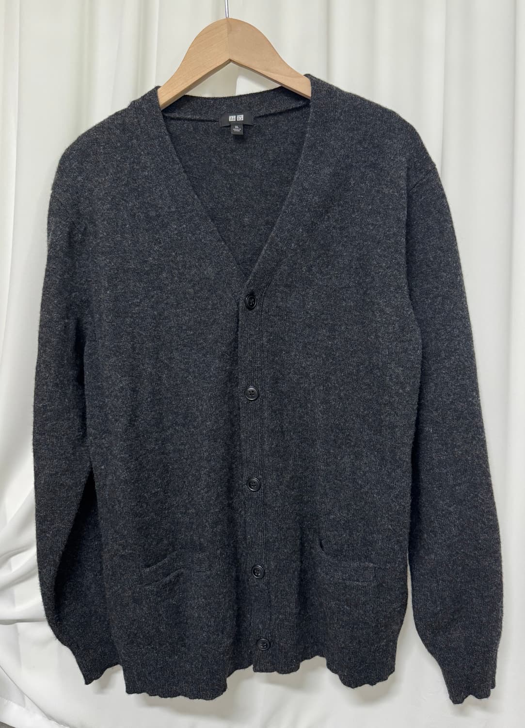 유니클로 울가디건 XL 상품이미지2