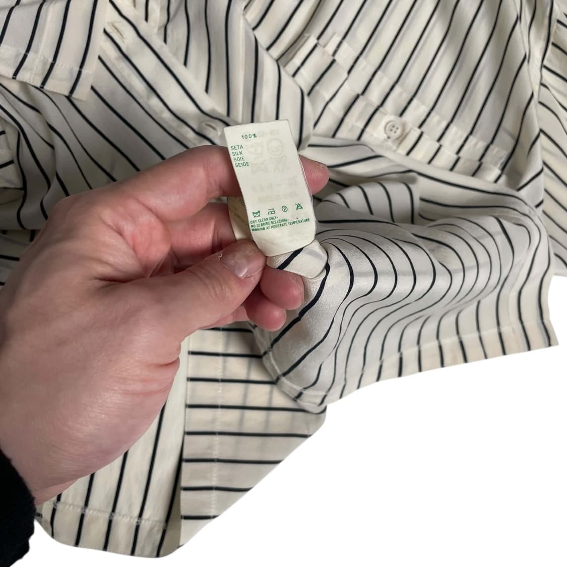 gianni versace 니트 포인트 실크 100셔츠 (italy)   상품이미지7