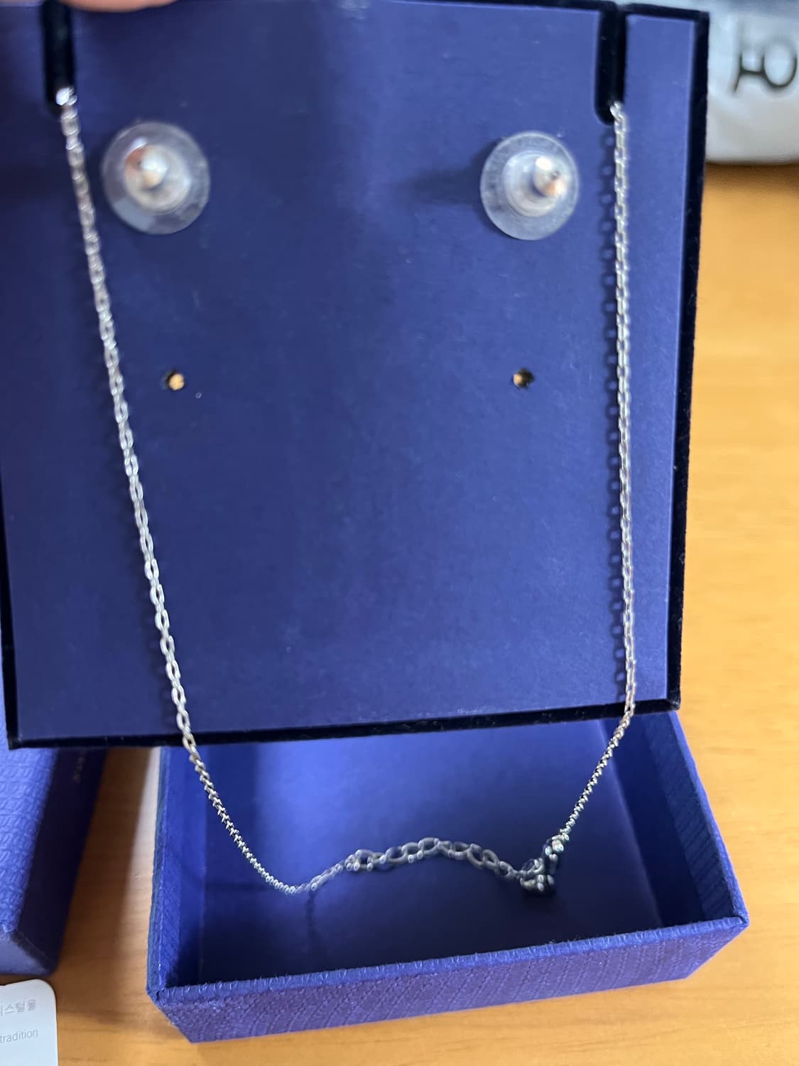 Swarovski 스와로브스키 진주 귀걸이 & 목걸이 셋트_2번 상품이미지3