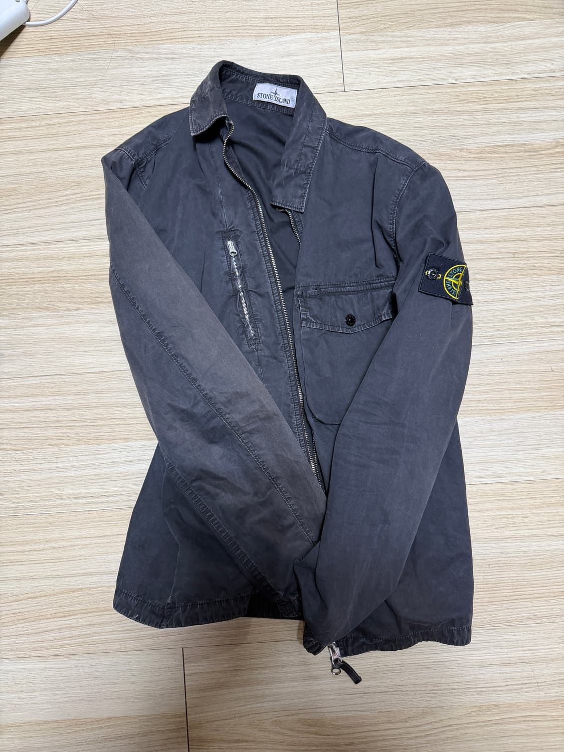 스톤아일랜드 올드이펙트 오버 셔츠 M 상품이미지1