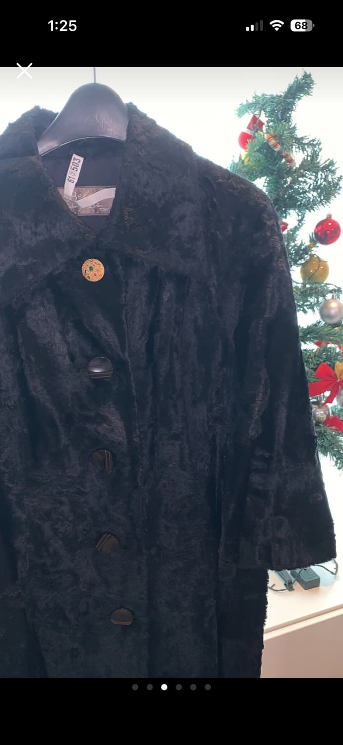 빈티지 검정코트 상품이미지3