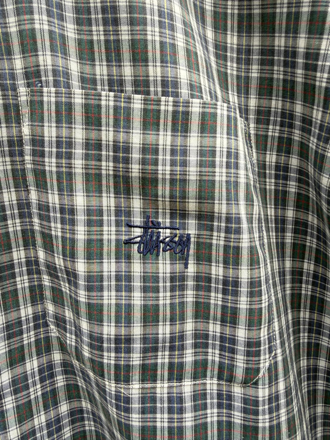 90s 올드 스투시 플레이드 체크셔츠 상품이미지2