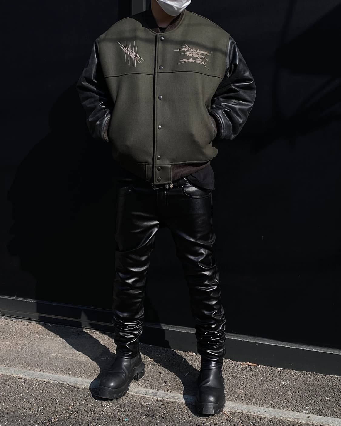 언더마이카 24ss 올드보이 바시티 자켓 2 상품이미지4