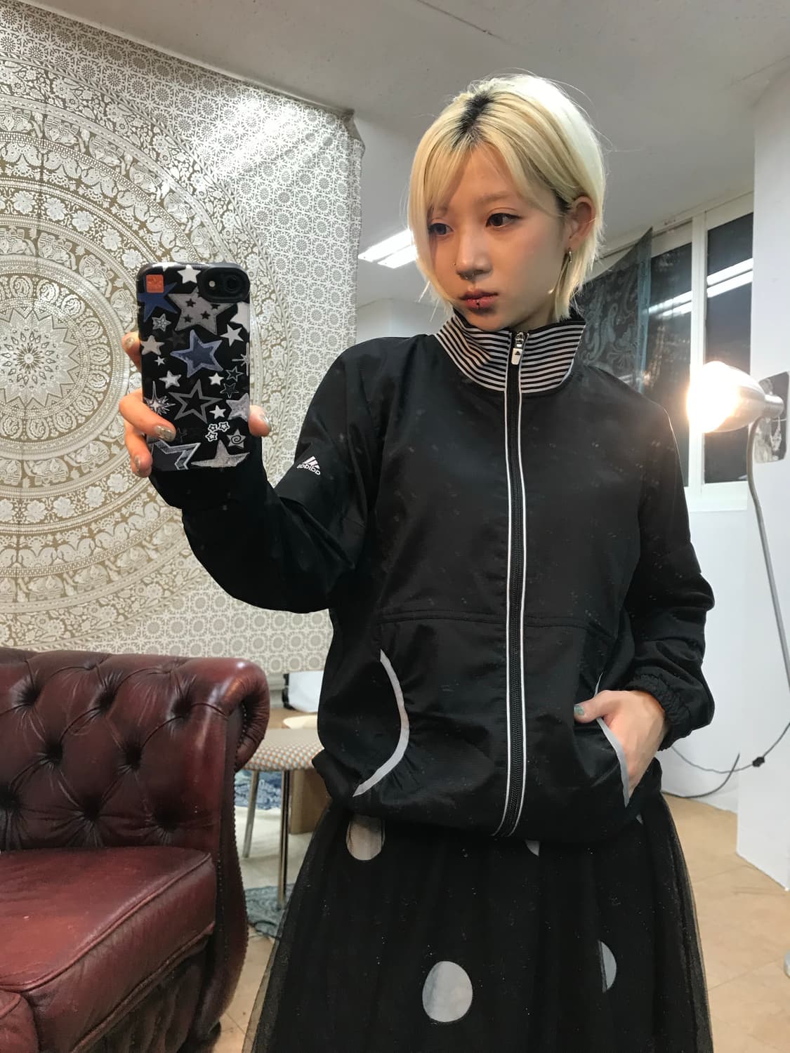 아디다스 여성 골프 바람막이 자켓  상품이미지1