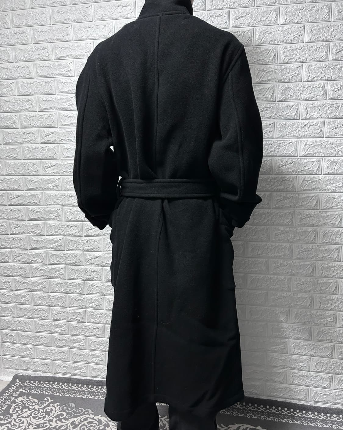 Avangarde Heavy Wool High-neck Coat 상품이미지5