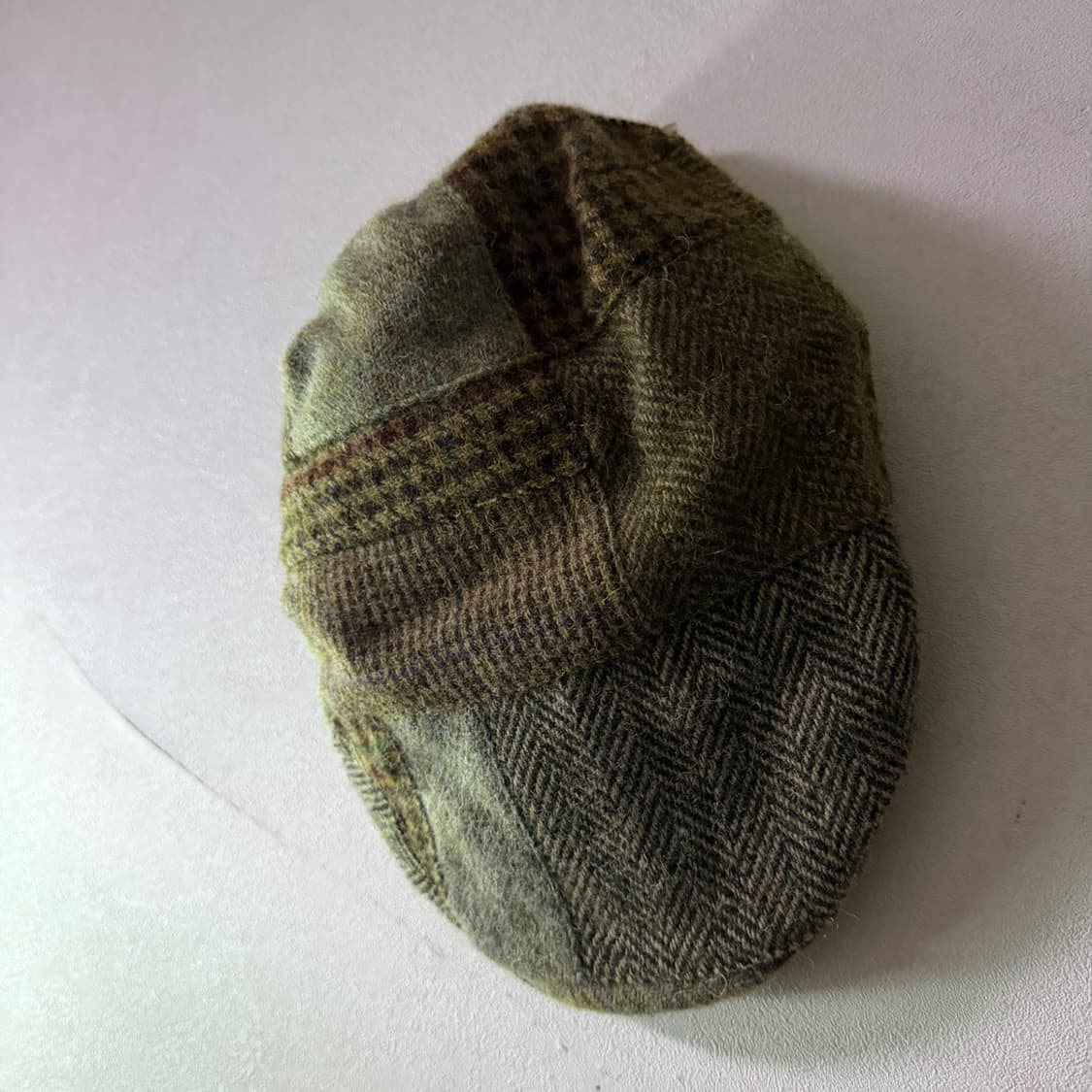 폴로 랄프로렌 울 체크패턴 헌팅캡 M (58cm) 상품이미지7