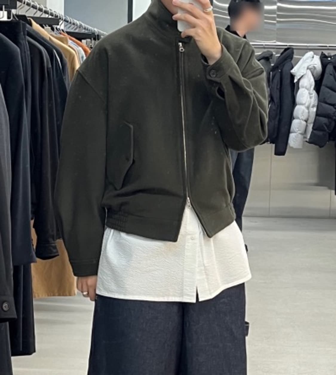 23fw cashmere harrington blouson jacket 상품이미지3