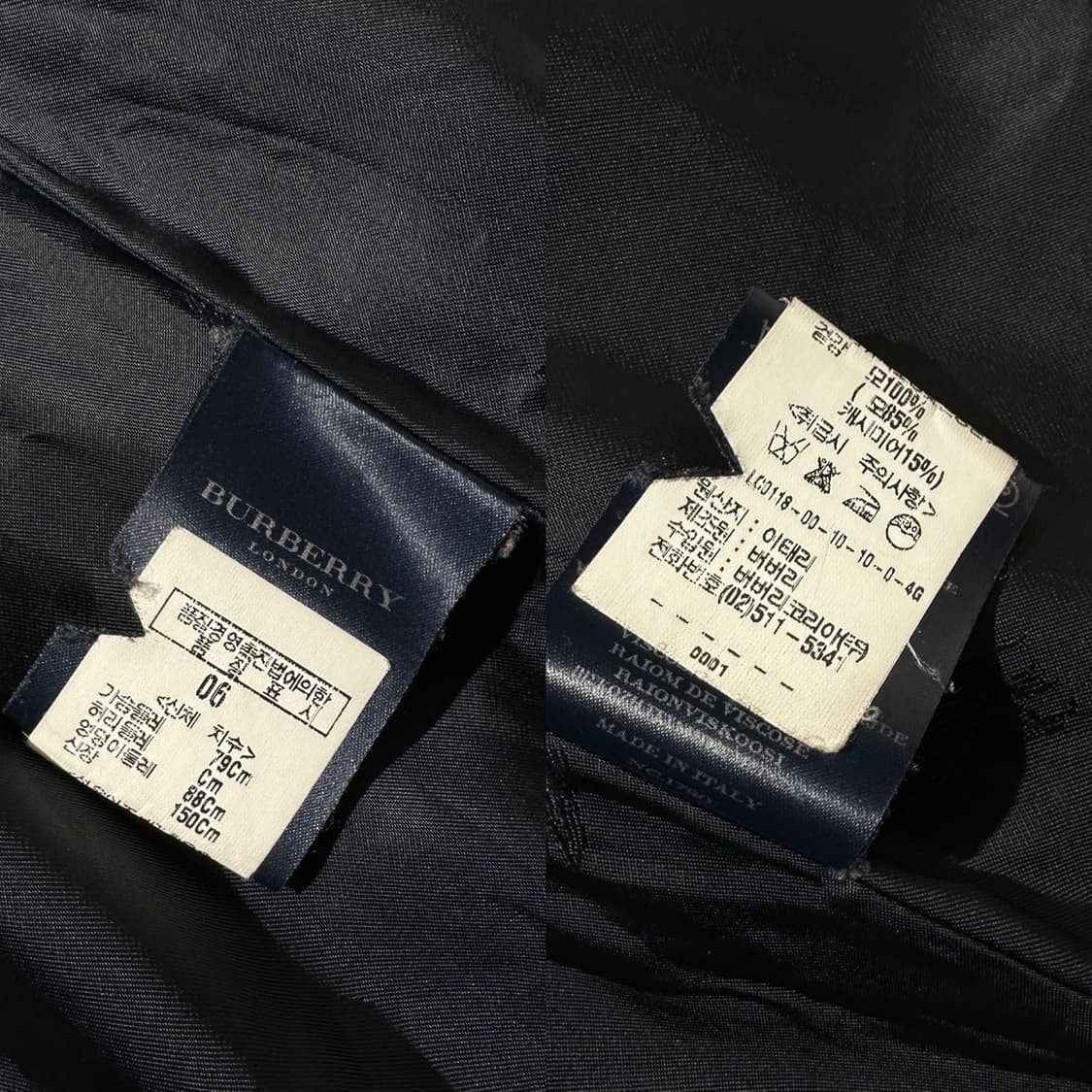 (매장판) 버버리 울 캐시미어 견장 코트 상품이미지10