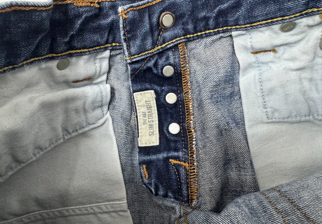 •아베크롬비 크랙워싱 슬림 스트레이트핏 데님 상품이미지8