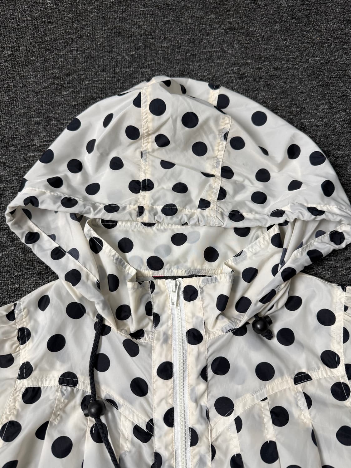 빈티지 도트 윈드브레이커 상품이미지3