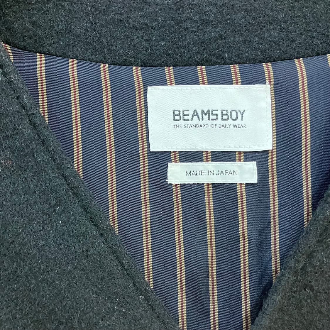 빔즈보이 블랙 울 가디건 상품이미지2