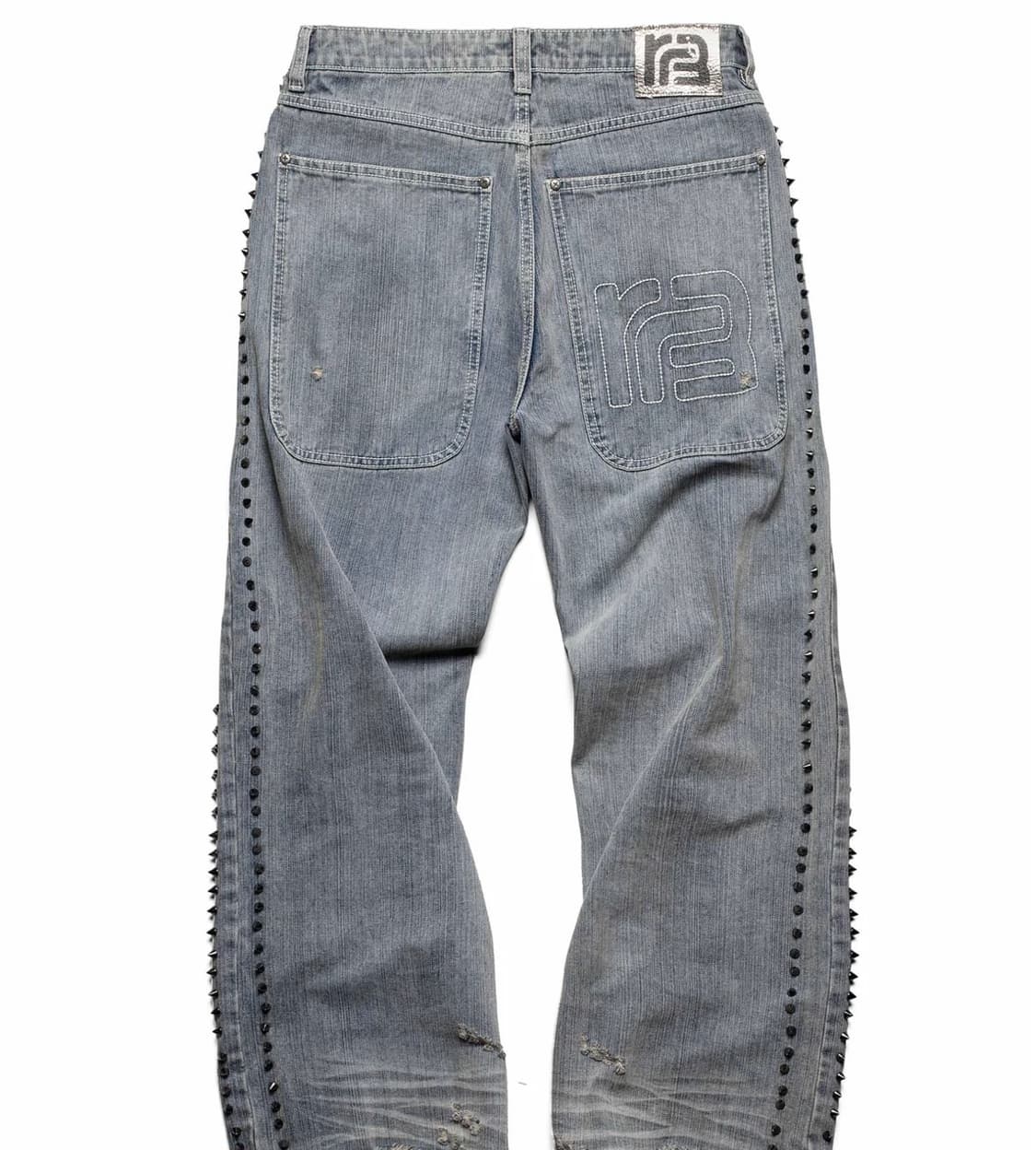  Racer worldwide x barragan 스파이크 데님 L사이즈 상품이미지5