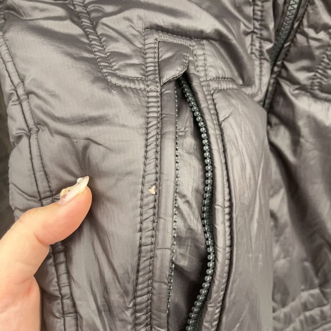 디젤 정품 라이더 유틸리티 경량 패딩 자켓 90 C06343 상품이미지8