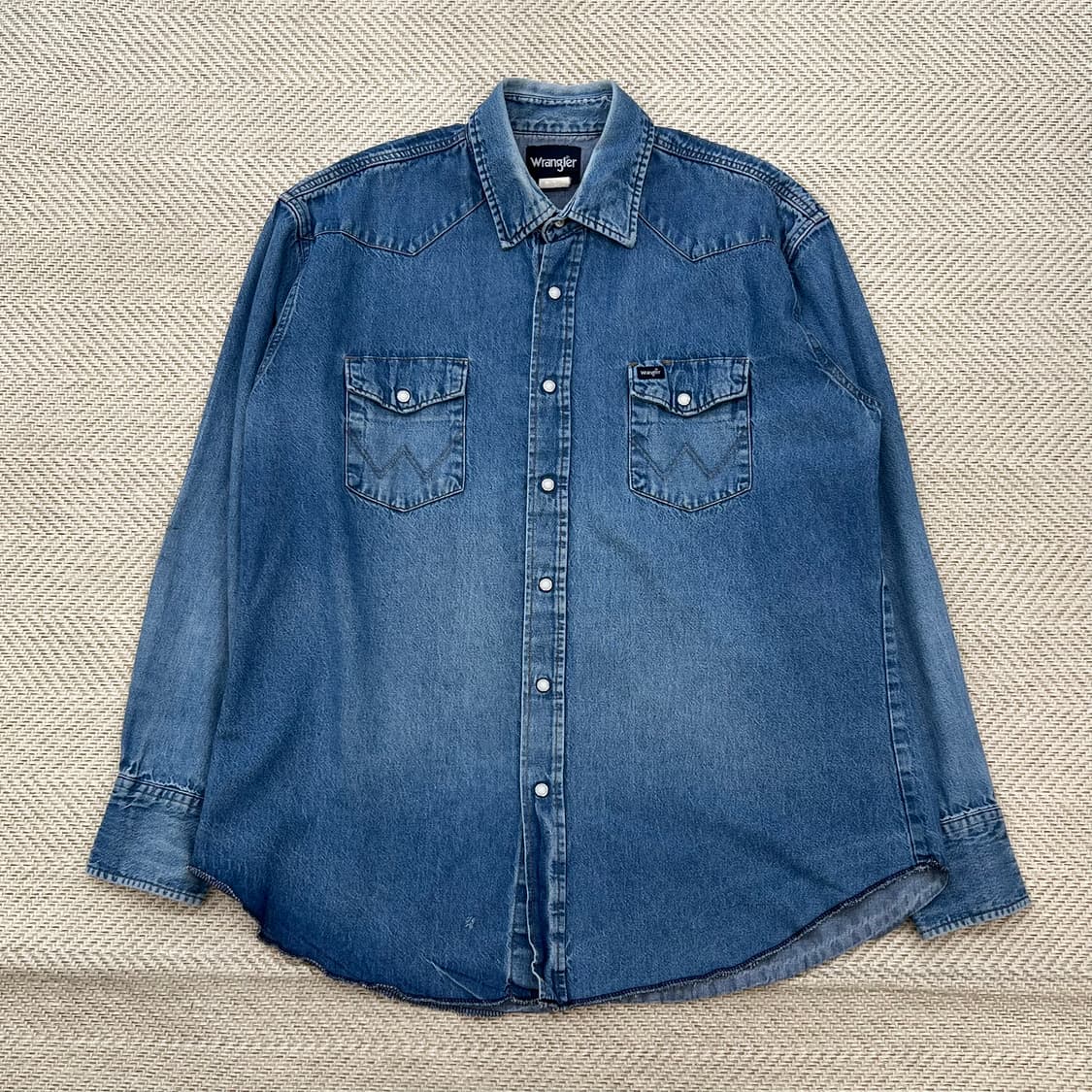 랭글러 데님 셔츠 r2608 상품이미지1