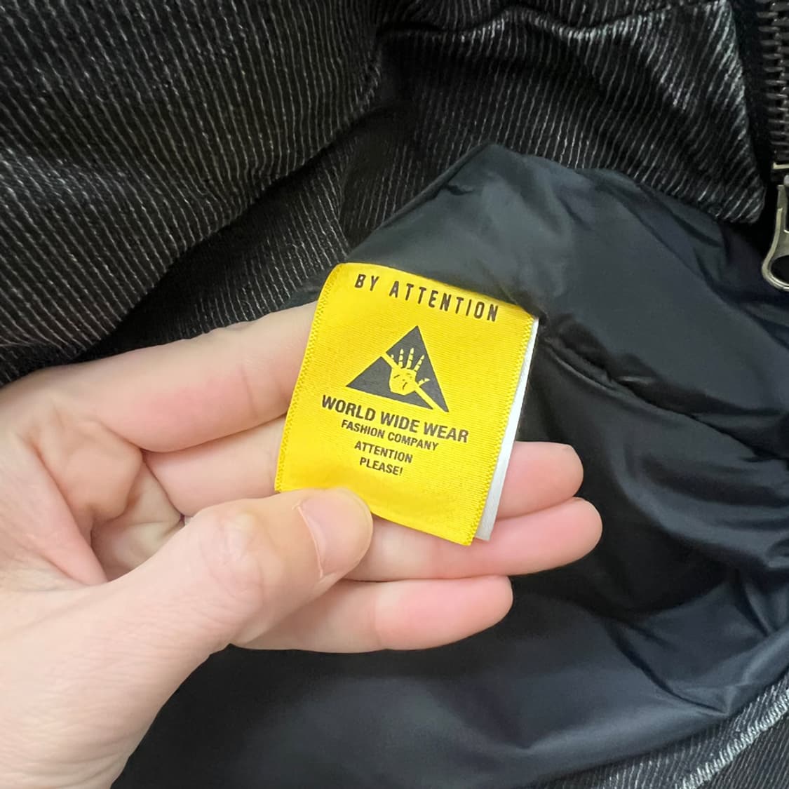 VTG 바이 어텐션 투웨이 숏 봄버 라이더 자켓 FREE 상품이미지4