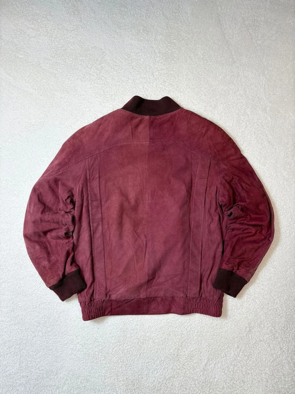 버버리 90's 천연 가죽 스웨이드 블루종 자켓 pn6149 상품이미지5