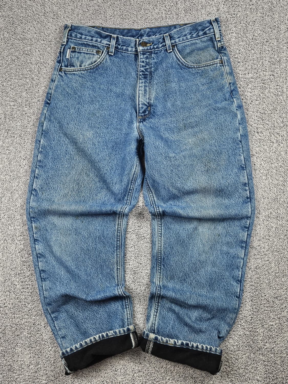 칼하트 헤비 플리스 데님 워크 팬츠 ( 35X30 ) / 10519 상품이미지1