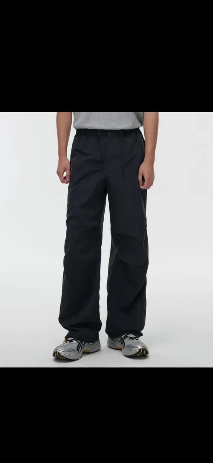 나일론 파라슈트 팬츠 블랙 30 상품이미지1